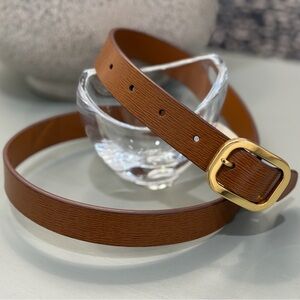 NWT Lauren Ralph Lauren Tan Leather Belt